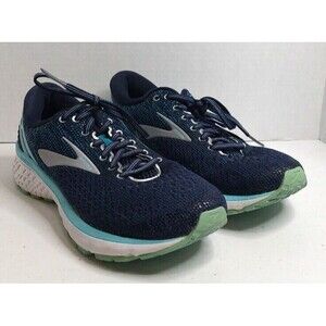 Brooks Women's Ghost 11 Navy Blue/Aqua Running Shoes Size 9.5 (READ DESCRIPTION)